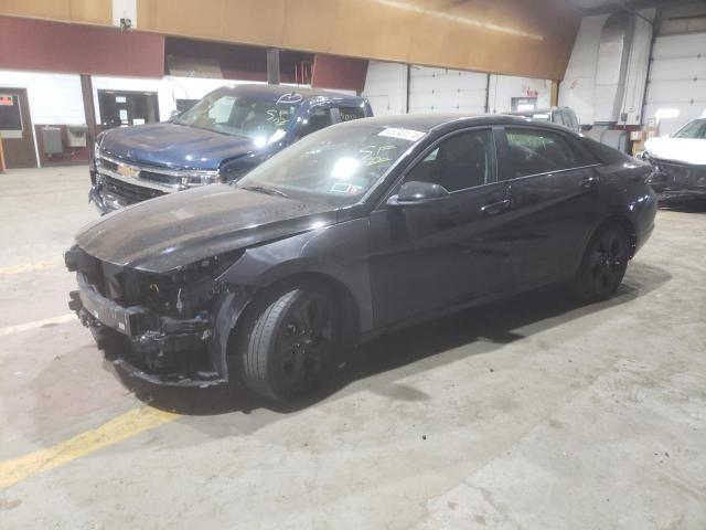 KMHLS4AGXNU337040 - 2022 HYUNDAI ELANTRA SEL BLACK photo 1