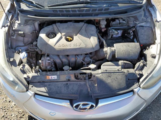 5NPDH4AE1EH482046 - 2014 HYUNDAI ELANTRA SE SILVER photo 11