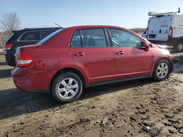 3N1BC1AP1BL415869 - 2011 NISSAN VERSA S RED photo 3