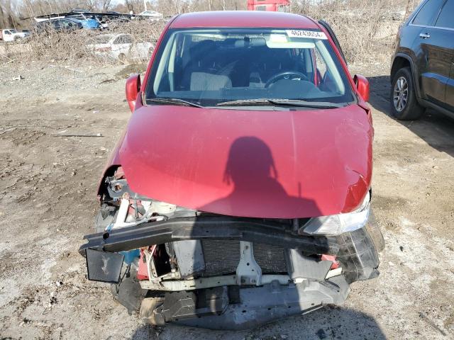 3N1BC1AP1BL415869 - 2011 NISSAN VERSA S RED photo 5