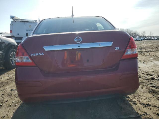 3N1BC1AP1BL415869 - 2011 NISSAN VERSA S RED photo 6