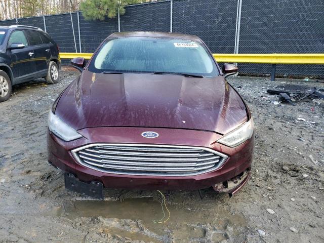 3FA6P0G75HR199007 - 2017 FORD FUSION S BURGUNDY photo 5