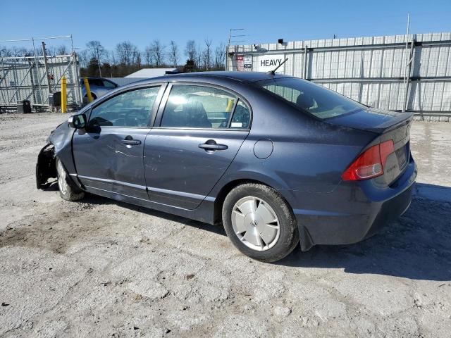 JHMFA362X7S012784 - 2007 HONDA CIVIC HYBRID GRAY photo 2