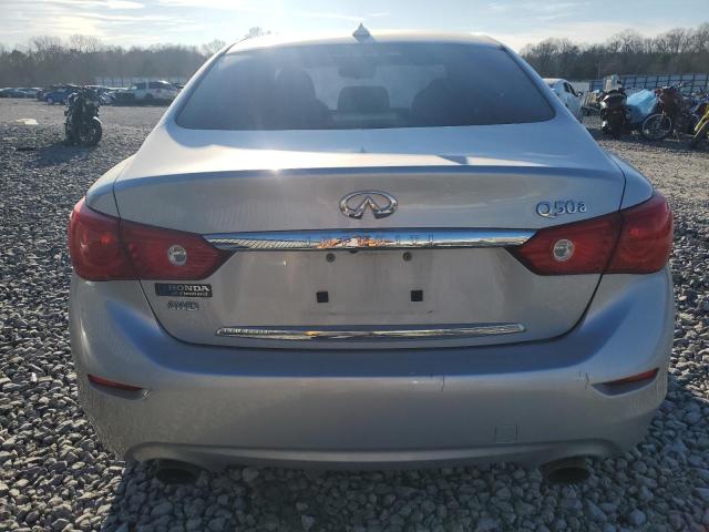 JN1BV7AR2EM695181 - 2014 INFINITI Q50 BASE Plata foto 6