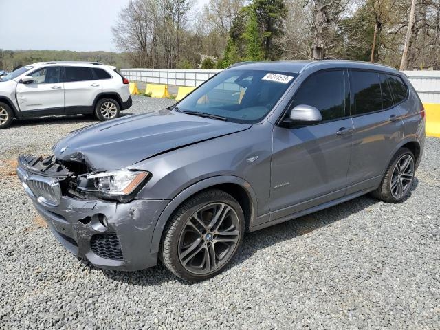 5UXWX9C5XG0D91123 - 2016 BMW X3 XDRIVE28I GRAY photo 1