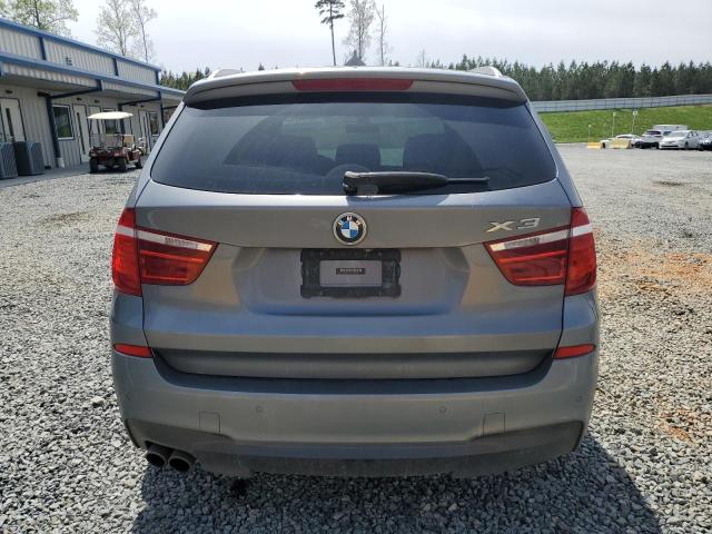 5UXWX9C5XG0D91123 - 2016 BMW X3 XDRIVE28I GRAY photo 6