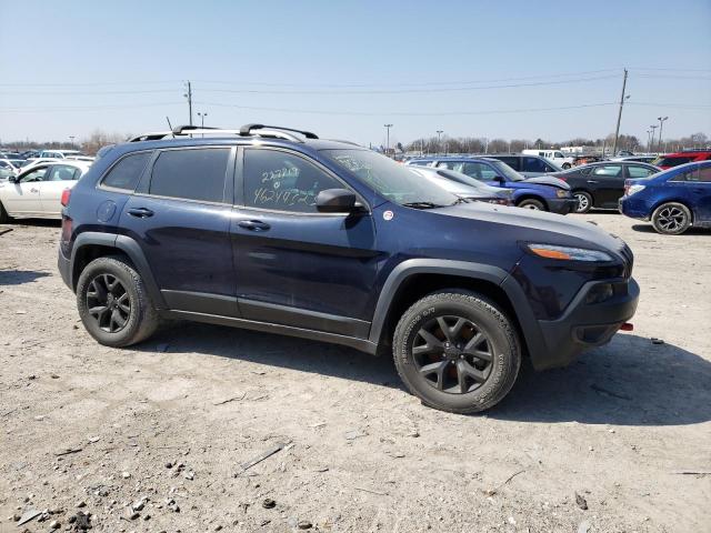 1C4PJMBB1GW227819 - 2016 JEEP CHEROKEE TRAILHAWK BLUE photo 4