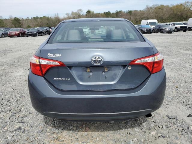 2T1BURHE1GC625184 - 2016 TOYOTA COROLLA L GRAY photo 6