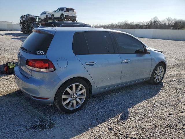 WVWNM7AJ5BW255527 - 2011 VOLKSWAGEN GOLF BLUE photo 3