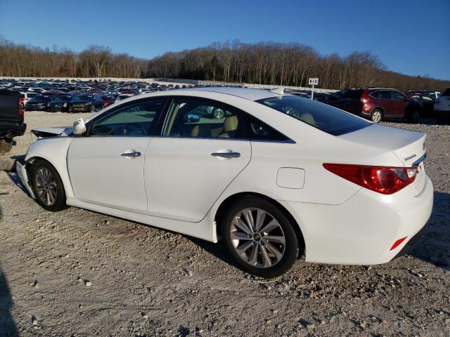 5NPEC4AC4EH911133 - 2014 HYUNDAI SONATA SE WHITE photo 2