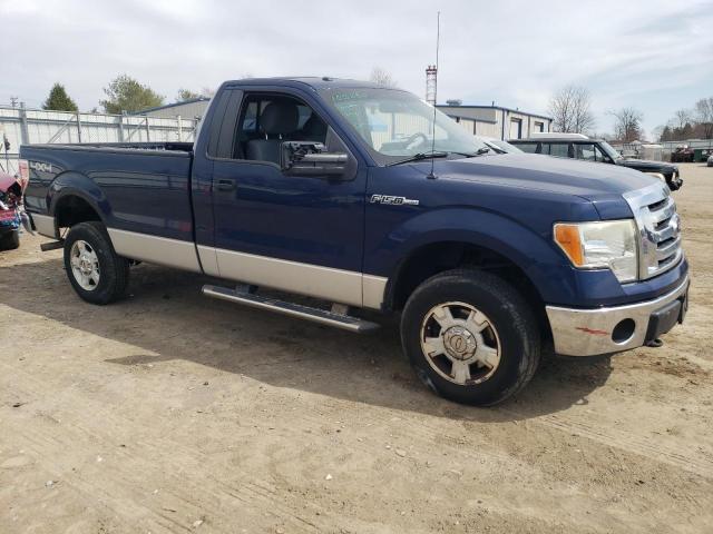 1FTNF1EF4CKE29996 - 2012 FORD F150 BLUE photo 4