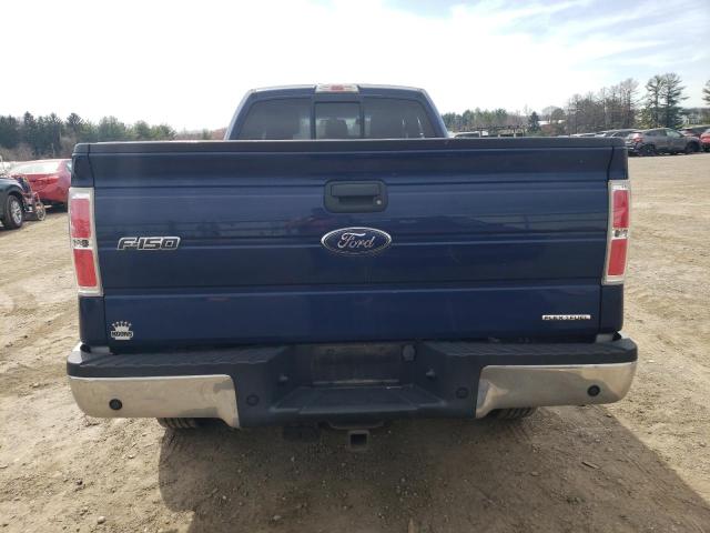 1FTNF1EF4CKE29996 - 2012 FORD F150 BLUE photo 6