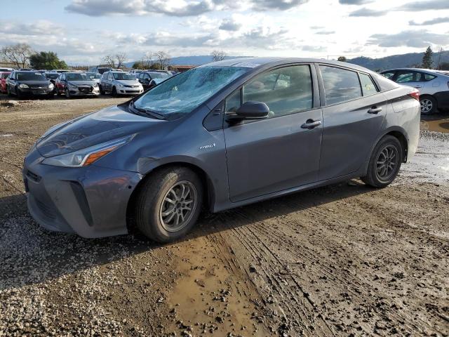 JTDKARFU6K3086288 - 2019 TOYOTA PRIUS CHARCOAL photo 1