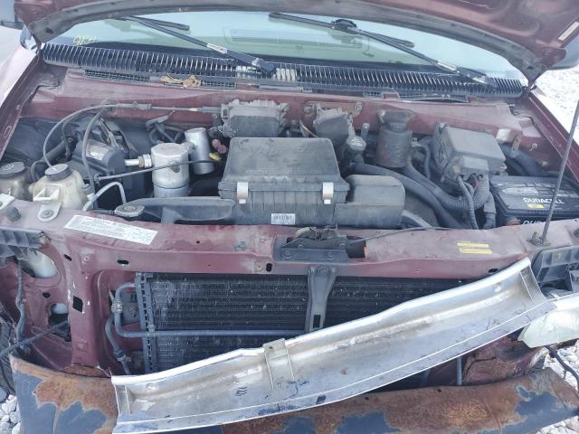 1GNEL19X45B128294 - 2005 CHEVROLET ASTRO BURGUNDY photo 11