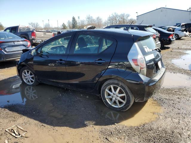 JTDKDTB32D1536499 - 2013 TOYOTA PRIUS C BLACK photo 2