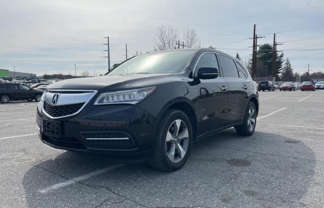 5FRYD4H23EB020626 - 2014 ACURA MDX BLACK photo 2