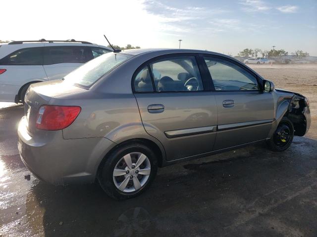 KNADH4A34A6664503 - 2010 KIA RIO LX GRAY photo 3