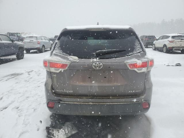 5TDJKRFH2ES030900 - 2014 TOYOTA HIGHLANDER XLE 灰色 照片 6