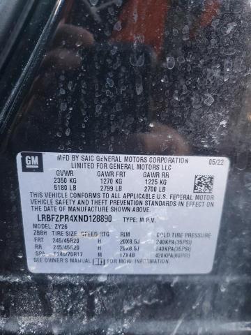 LRBFZPR4XND128890 - 2022 BUICK ENVISION ESSENCE Սև լուսանկար 13