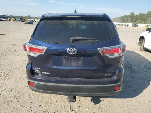 5TDKKRFH0GS159001 - 2016 TOYOTA HIGHLANDER XLE 蓝色 照片 6