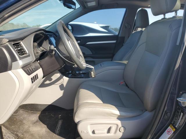 5TDKKRFH0GS159001 - 2016 TOYOTA HIGHLANDER XLE 蓝色 照片 7