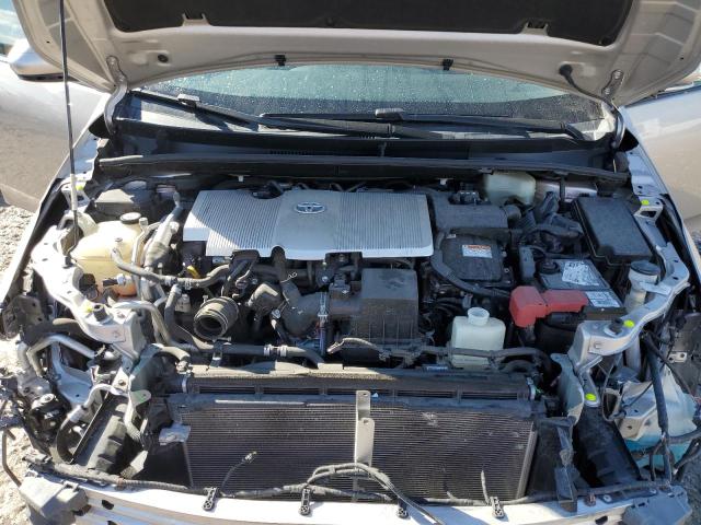 JTDKARFP8H3021915 - 2017 TOYOTA PRIUS PRIM ნაცრისფერი ფოტო 11