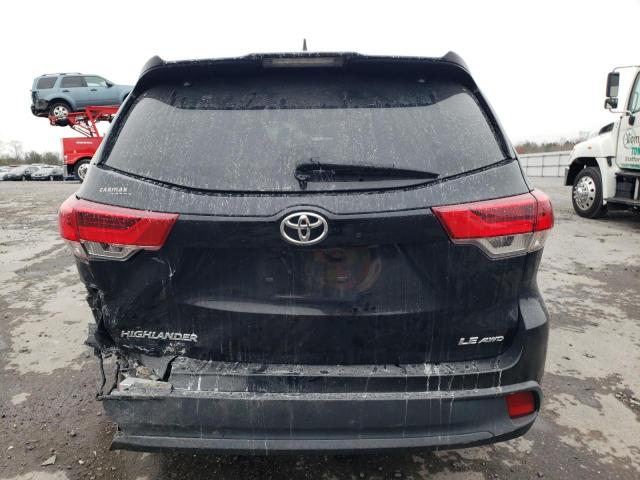 5TDBZRFH5KS708311 - 2019 TOYOTA HIGHLANDER LE BLACK photo 6