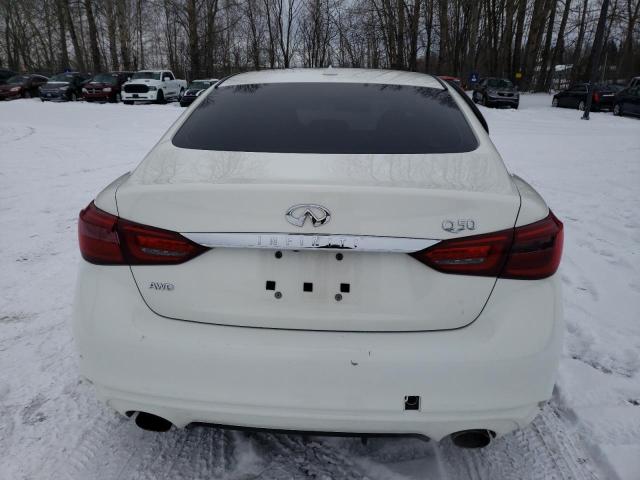 JN1CV7AR3JM280482 - 2018 INFINITI Q50 PURE WHITE photo 6