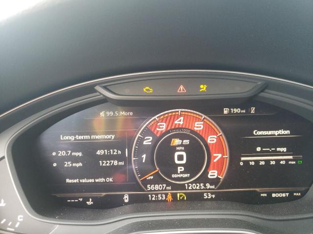 WAUB4CF56KA047402 - 2019 AUDI S5 PREMIUM PLUS ნაცრისფერი ფოტო 9