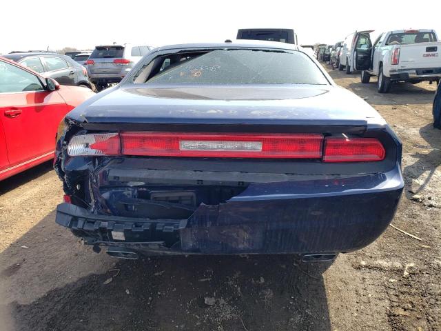 2C3CDYAG4EH153418 - 2014 DODGE CHALLENGER SXT BLUE photo 6