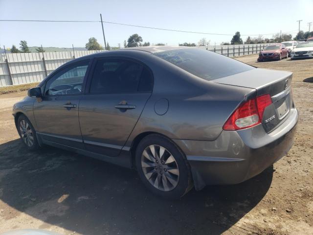 2HGFA1F90AH308755 - 2010 HONDA CIVIC EXL ნაცრისფერი ფოტო 2