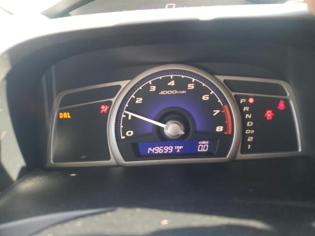 2HGFA1F90AH308755 - 2010 HONDA CIVIC EXL ნაცრისფერი ფოტო 9