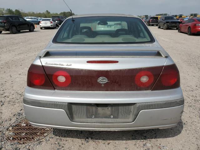 2G1WH55K629270202 - 2002 CHEVROLET IMPALA LS SILVER photo 6