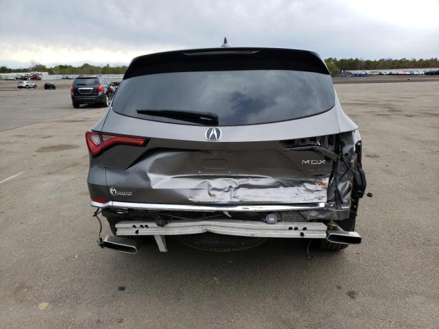 5J8YE1H42NL014314 - 2022 ACURA MDX TECHNOLOGY 灰色 照片 6