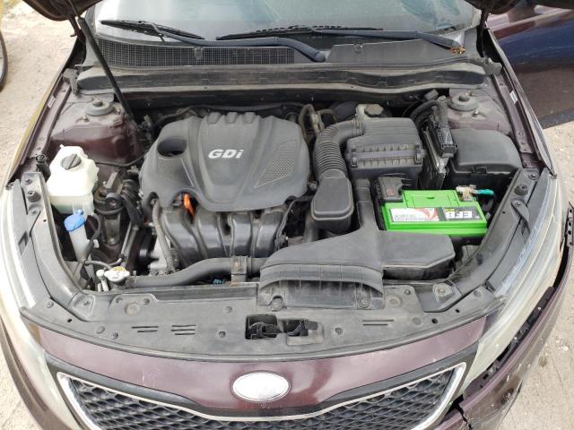 5XXGM4A71EG307883 - 2014 KIA OPTIMA LX MAROON photo 11