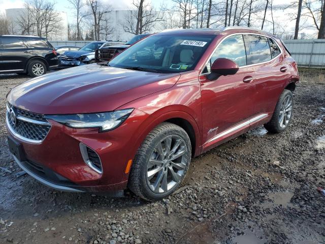 LRBFZSR45ND114320 - 2022 BUICK ENVISION AVENIR BURGUNDY photo 1