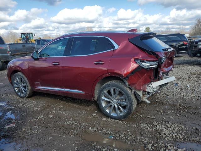 LRBFZSR45ND114320 - 2022 BUICK ENVISION AVENIR BURGUNDY photo 2