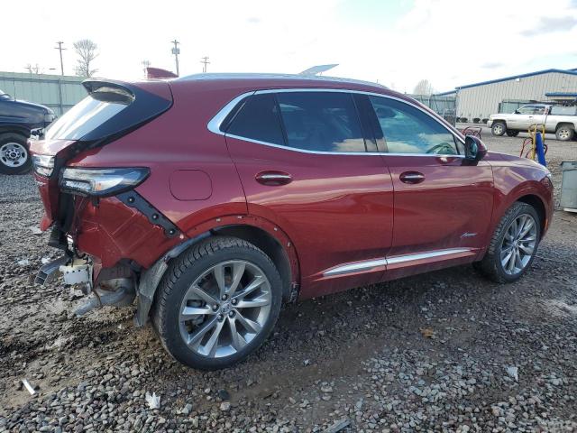 LRBFZSR45ND114320 - 2022 BUICK ENVISION AVENIR BURGUNDY photo 3