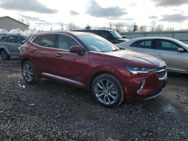 LRBFZSR45ND114320 - 2022 BUICK ENVISION AVENIR BURGUNDY photo 4
