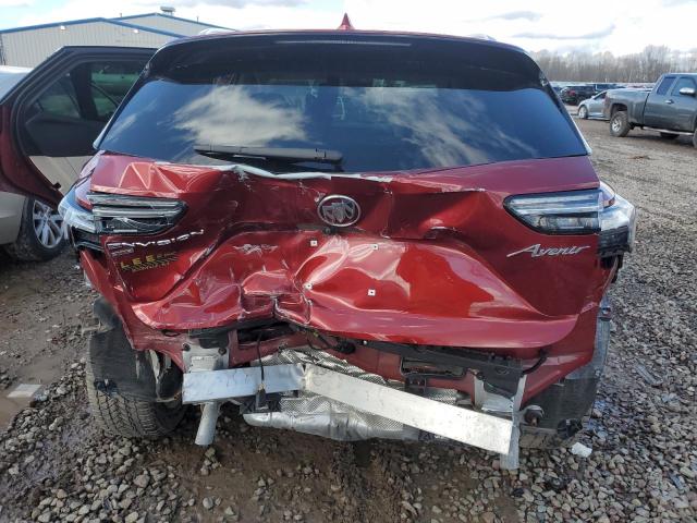LRBFZSR45ND114320 - 2022 BUICK ENVISION AVENIR BURGUNDY photo 6