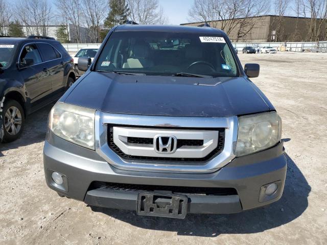 5FNYF4H5XAB013401 - 2010 HONDA PILOT EXL GRAY photo 5