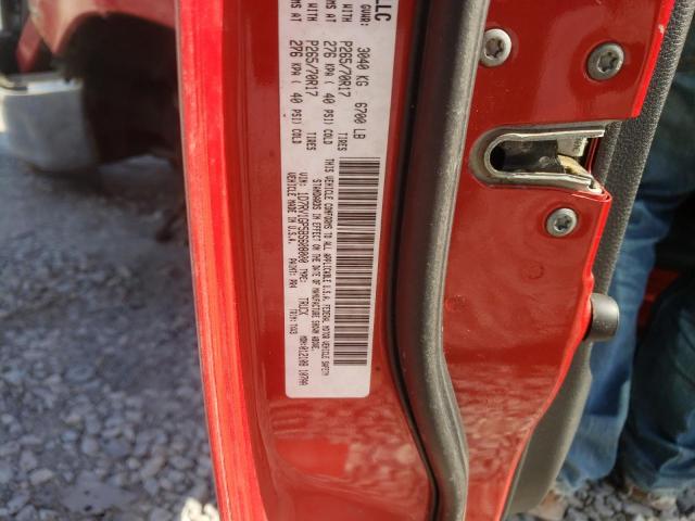 1D7RV1GP5BS608000 - 2011 DODGE RAM 1500 RED photo 12