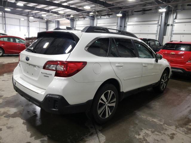 4S4BSENC4J3279550 - 2018 SUBARU OUTBACK 3.6R LIMITED WHITE photo 3