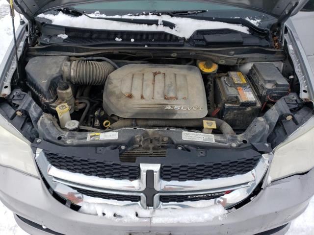 2C4RDGBG0ER180947 - 2014 DODGE GRAND CARA SE SILVER photo 12