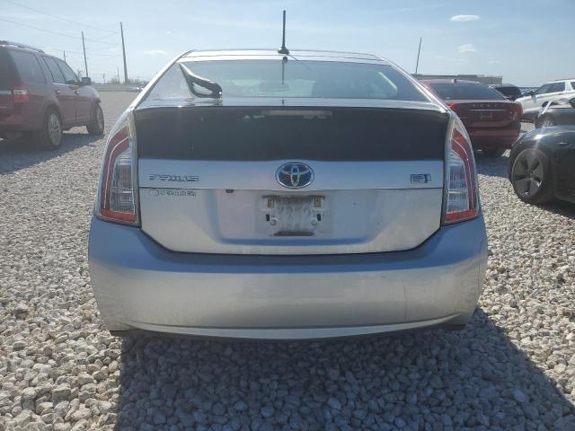 JTDKN3DUXD5596039 - 2013 TOYOTA PRIUS SILVER photo 6