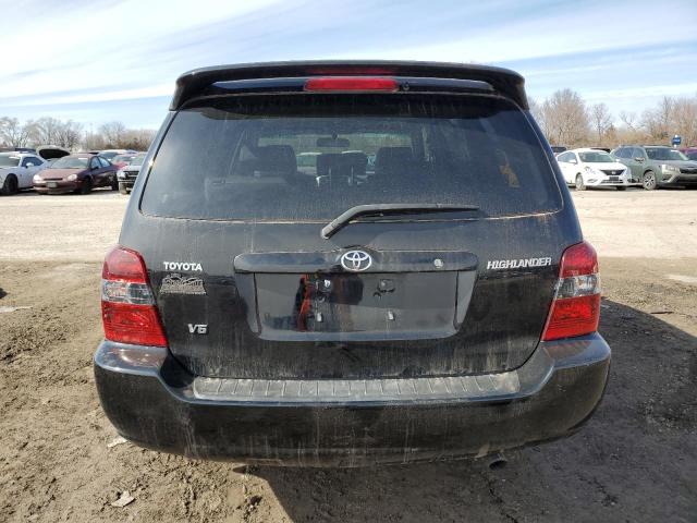 JTEGP21A470142869 - 2007 TOYOTA HIGHLANDER SPORT BLACK photo 6