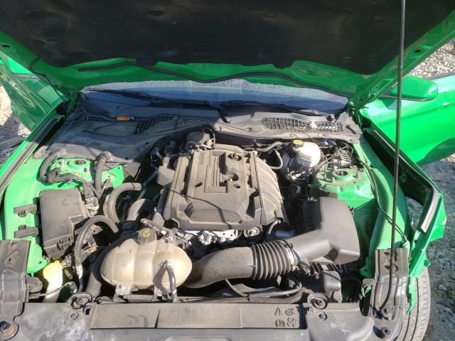 1FA6P8TH1K5135845 - 2019 FORD MUSTANG GREEN photo 11