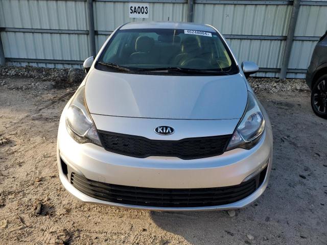 KNADM4A33H6085721 - 2017 KIA RIO LX SILVER photo 5