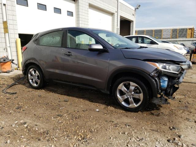 3CZRU6H3XKG730309 - 2019 HONDA HR-V LX ნაცრისფერი ფოტო 4