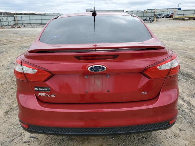 1FAHP3F26CL249159 - 2012 FORD FOCUS SE RED photo 6